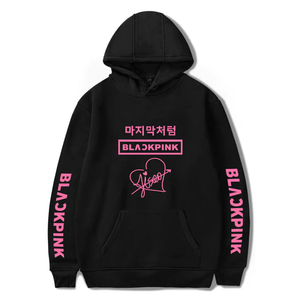 Blackpink Popularity Hoodie with Signature Design