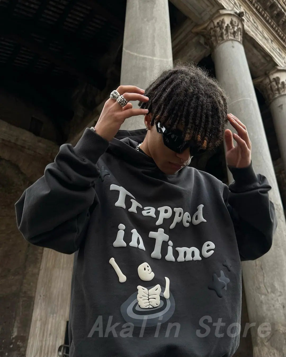 2023 Korean Style Autumn Winter Graphic Hoodie