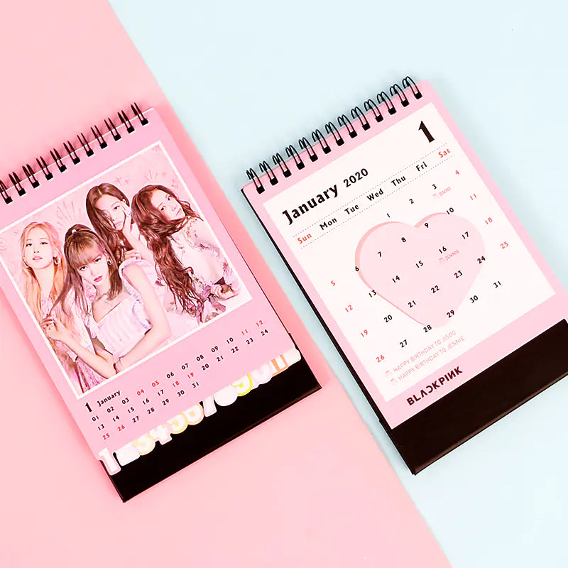 Blackpink 2020 Desktop Calendar with Lisa & Jennie