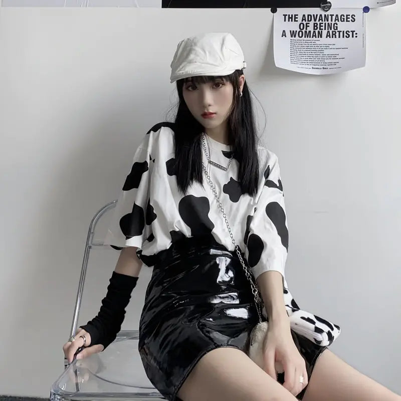 Korean Style Short Sleeve T-Shirt - Trendy Design