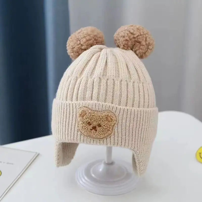Korean Style Children's Autumn Winter Sleeve Cap