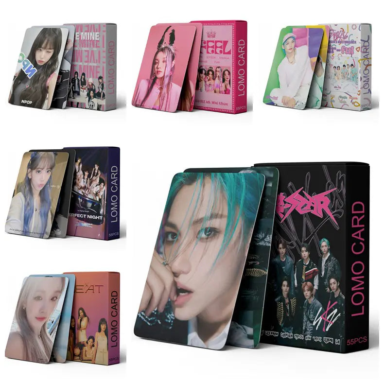 K-Pop Card Set: Stray Kids, Gidle, IVE & More
