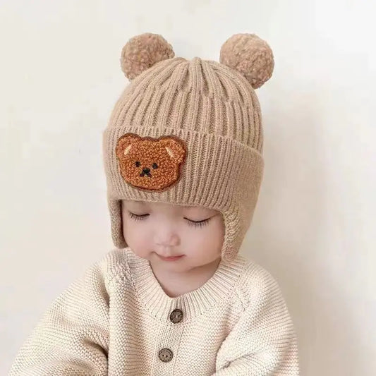 Korean Style Children's Autumn Winter Sleeve Cap
