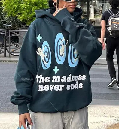 2023 Korean Style Autumn Winter Graphic Hoodie